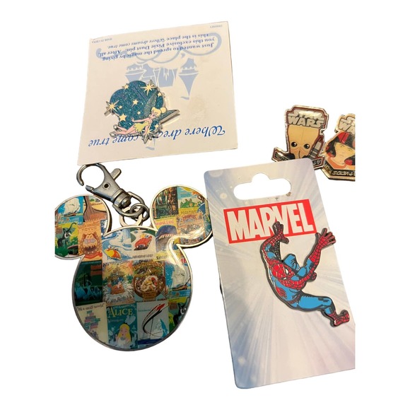 Collector Pins. Disney Star Ware Marvel and More 15 total - Picture 2 of 4